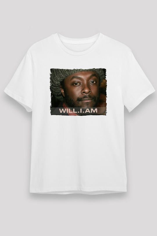 Will.I.Am Beyaz Unisex Tişört T-Shirt - TişörtFabrikası