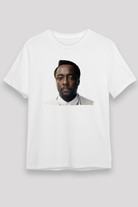 Will.I.Am Beyaz Unisex Tişört T-Shirt - TişörtFabrikası