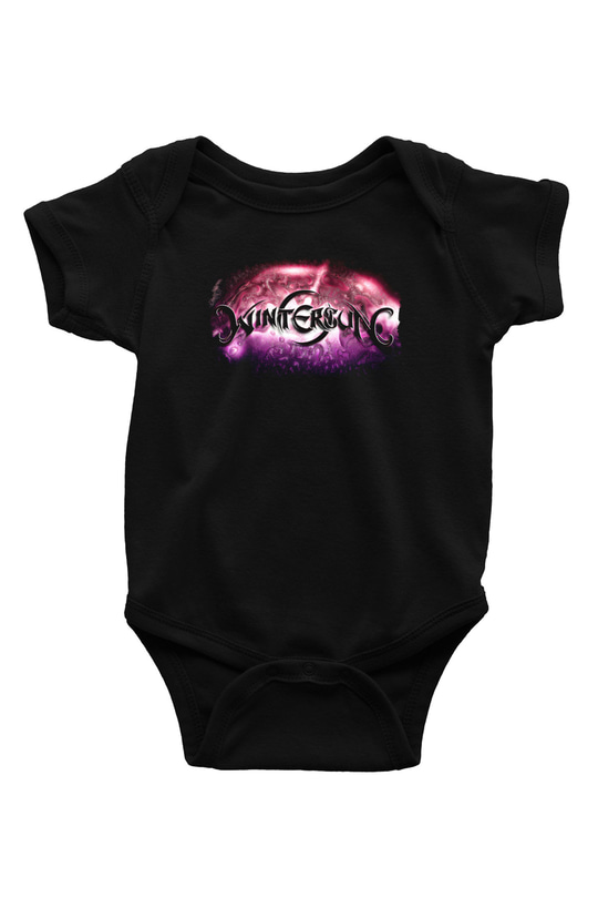 Wintersun Baskılı Unisex Siyah Bebek Body - Zıbın