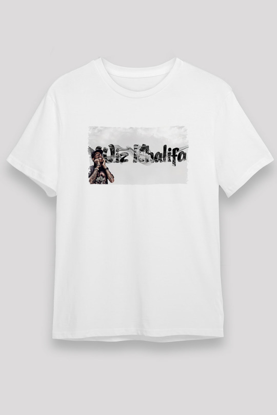 Wiz Khalifa Beyaz Unisex Tişört T-Shirt - TişörtFabrikası