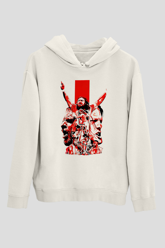 WrestleMania Beyaz Unisex Hoodie
