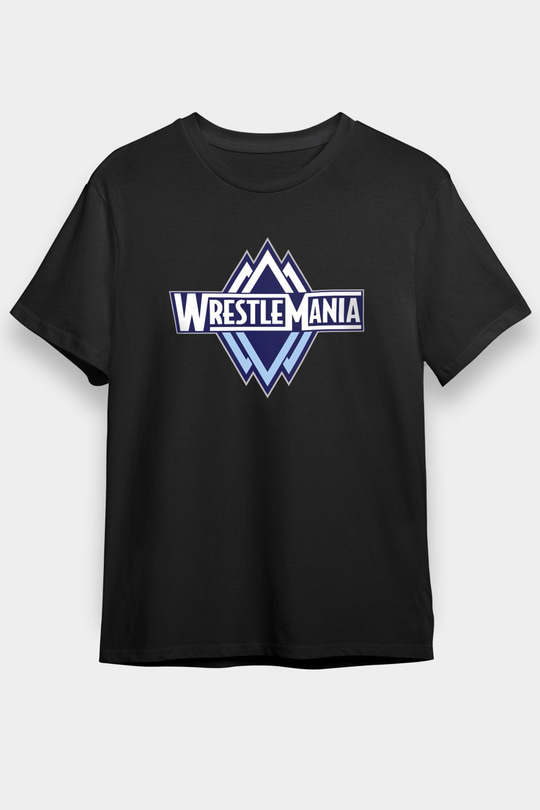 WrestleMania Siyah Unisex Tişört