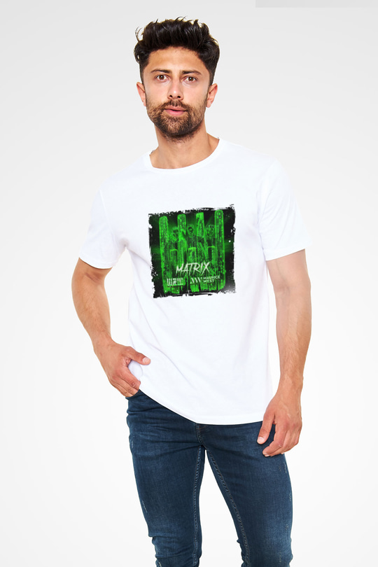W&WBaskılı Beyaz Tişört