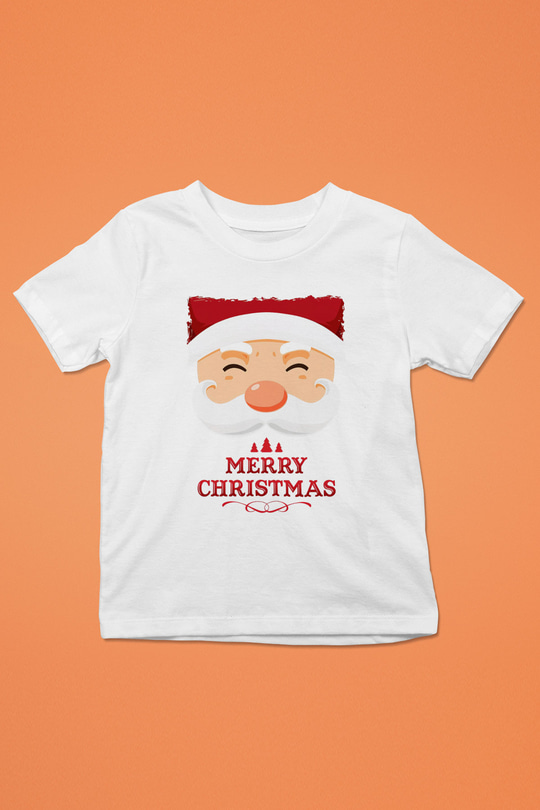 Yılbaşı Beyaz Unisex Çocuk Tişört