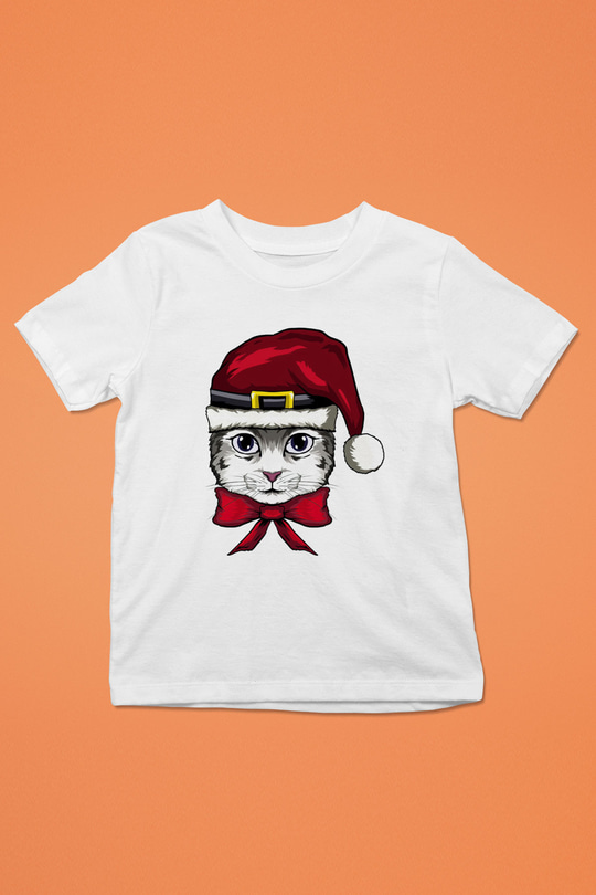 Yılbaşı Beyaz Unisex Çocuk Tişört
