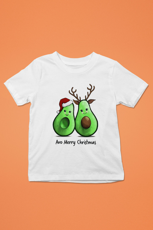 Yılbaşı Beyaz Unisex Çocuk Tişört