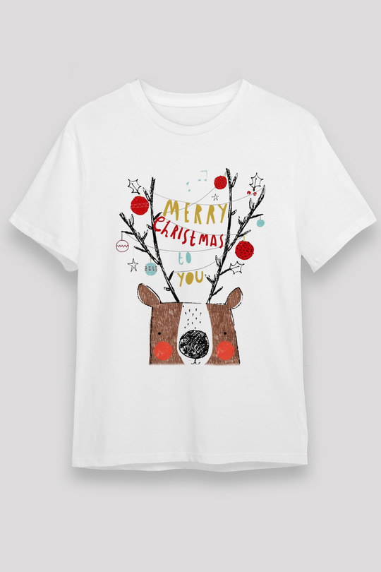 Yılbaşı Beyaz Unisex Tişört T-Shirt - TişörtFabrikası