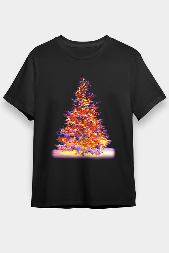 Yılbaşı Siyah Unisex Tişört T-Shirt - TişörtFabrikası