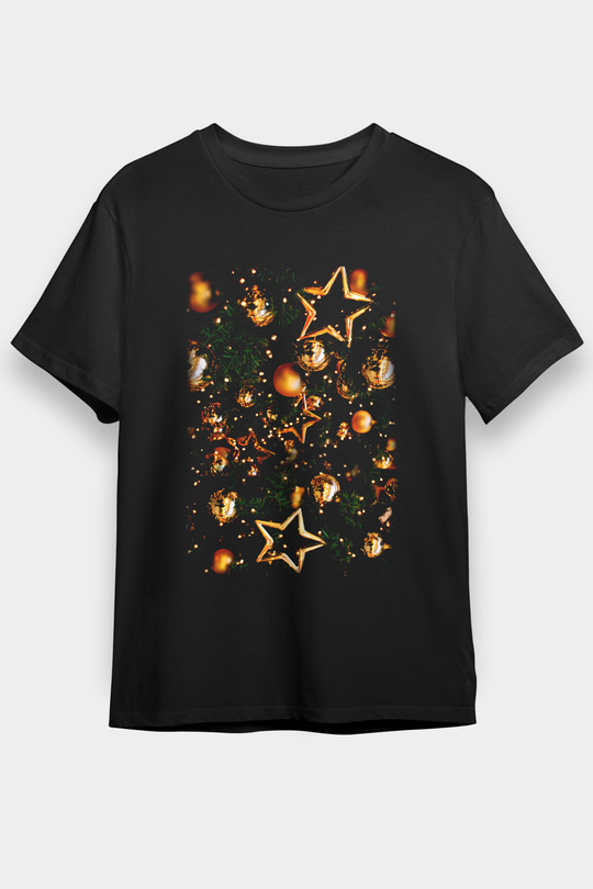 Yılbaşı Yeni Yıl Siyah Unisex Tişört T-Shirt - TişörtFabrikası