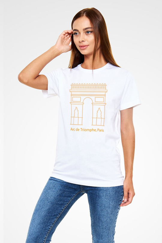 Zafer Takı Beyaz Unisex Tişört T-Shirt - TişörtFabrikası