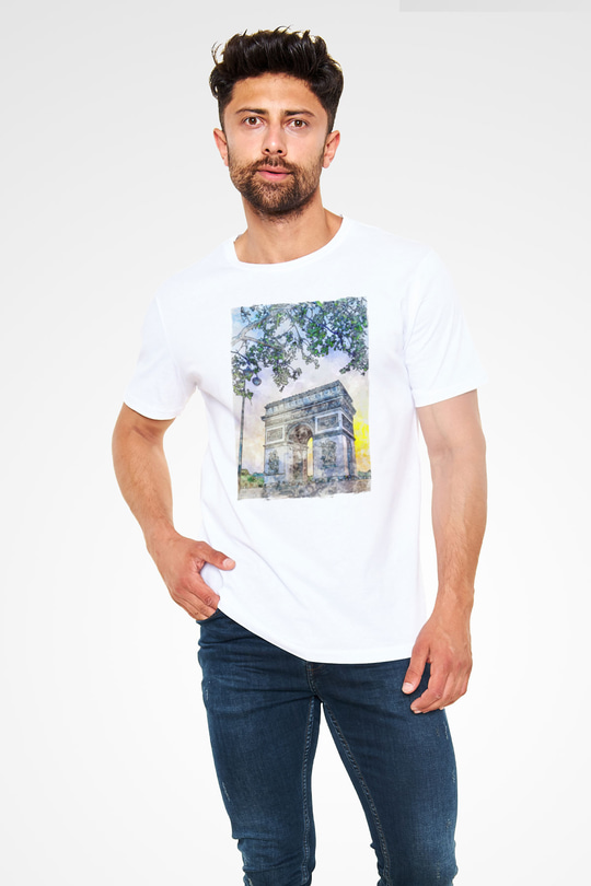 Zafer Takı Beyaz Unisex Tişört T-Shirt - TişörtFabrikası