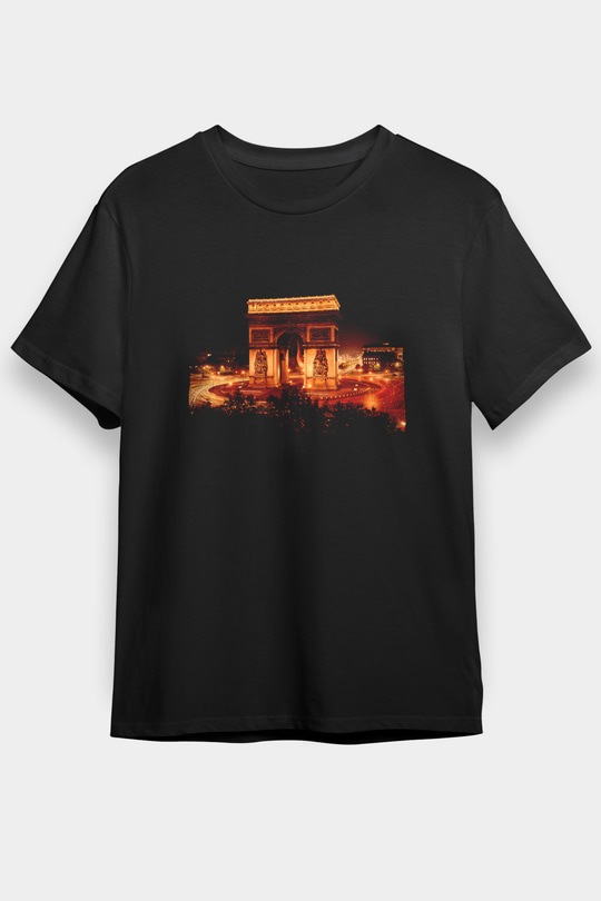 Zafer Takı Siyah Unisex Tişört T-Shirt - TişörtFabrikası