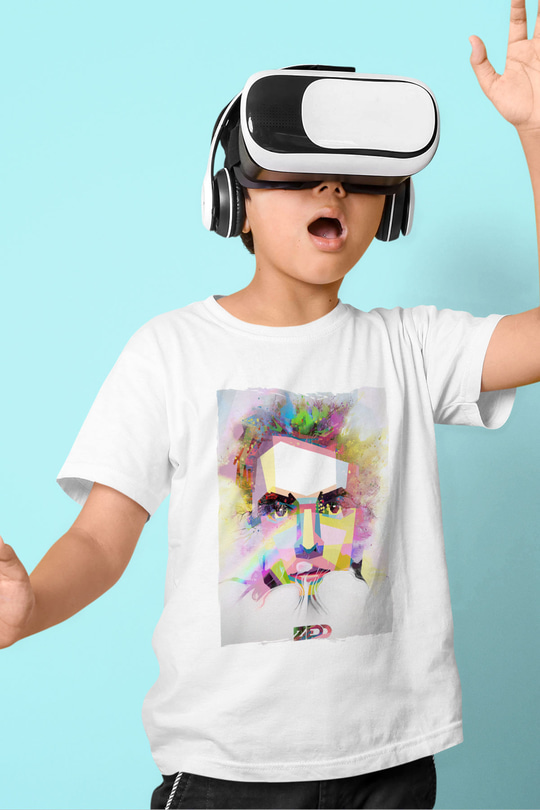 Zedd Beyaz Unisex Çocuk Tişört
