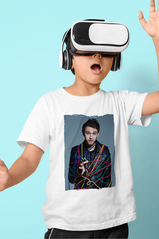 Zedd Beyaz Unisex Çocuk Tişört