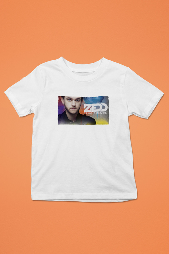 Zedd Beyaz Unisex Çocuk Tişört