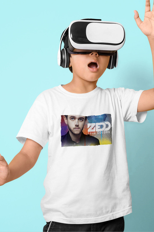 Zedd Beyaz Unisex Çocuk Tişört