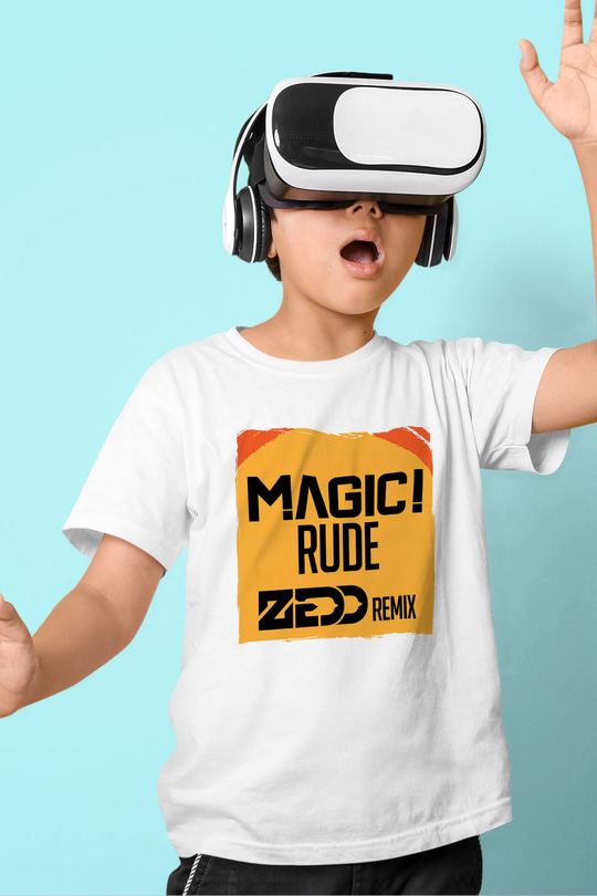 Zedd Beyaz Unisex Çocuk Tişört