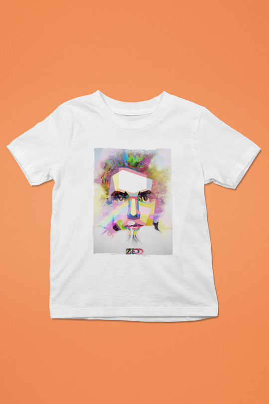 Zedd Beyaz Unisex Çocuk Tişört