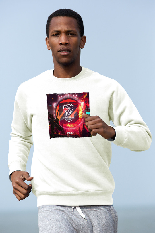Zedd Beyaz Unisex Sweatshirt