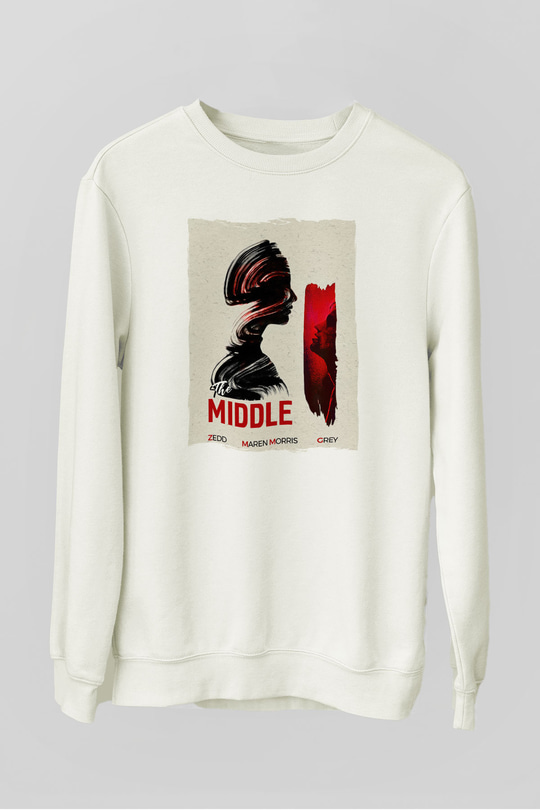 Zedd Beyaz Unisex Sweatshirt