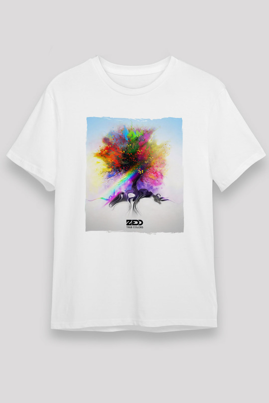 Zedd Beyaz Unisex Tişört T-Shirt - TişörtFabrikası