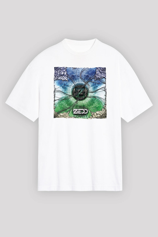 Zedd Beyaz Oversize Tişört Oversize T-shirt - TişörtFabrikası