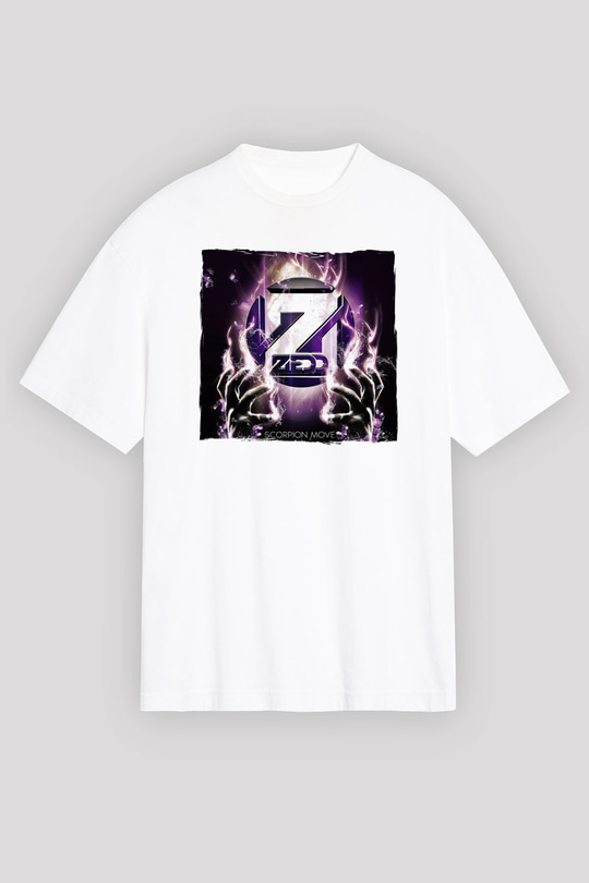 Zedd Beyaz Oversize Tişört Oversize T-shirt - TişörtFabrikası