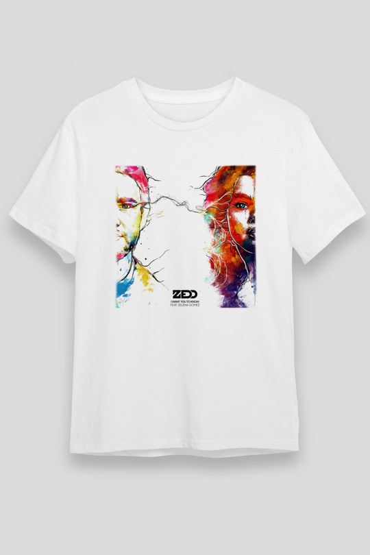 Zedd Beyaz Unisex Tişört T-Shirt - TişörtFabrikası