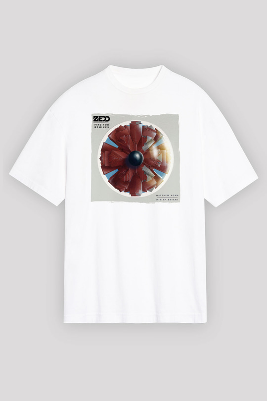 Zedd Beyaz Oversize Tişört Oversize T-shirt - TişörtFabrikası