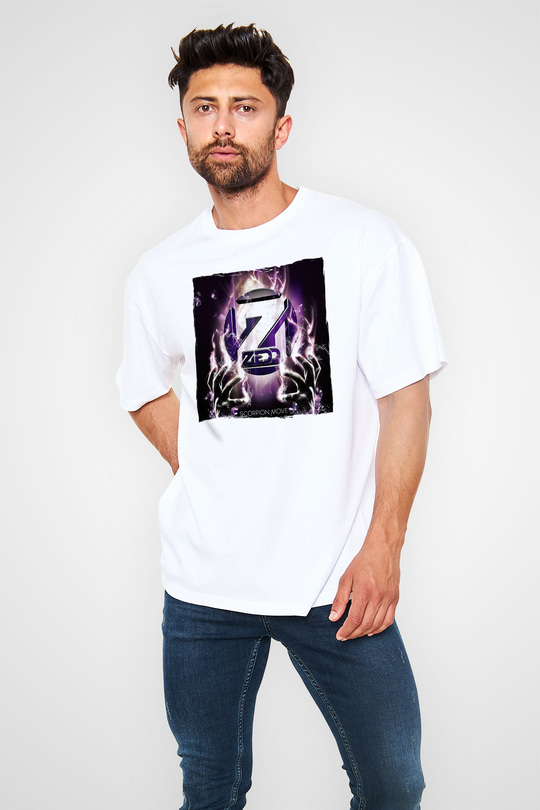 Zedd Beyaz Oversize Tişört Oversize T-shirt - TişörtFabrikası