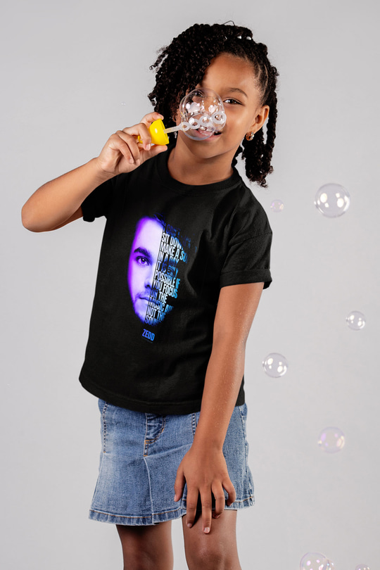 Zedd Siyah Unisex Çocuk Tişört