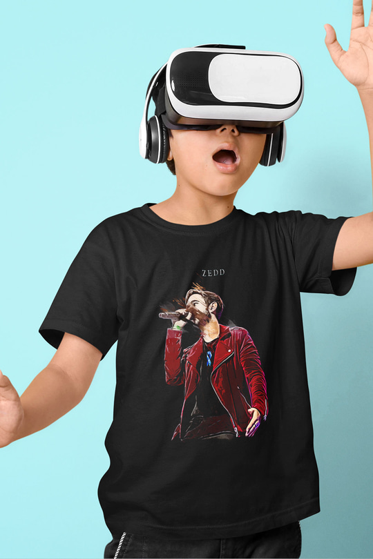Zedd Siyah Unisex Çocuk Tişört