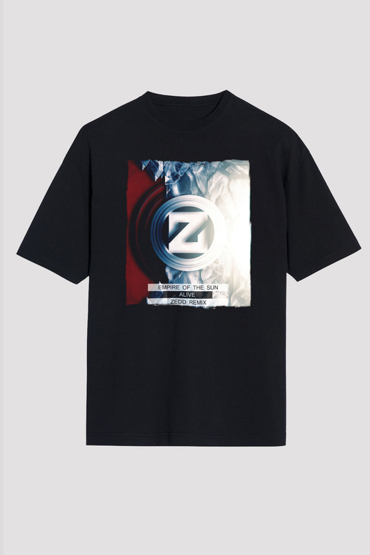 Zedd Siyah Oversize Tişört Oversize T-shirt - TişörtFabrikası