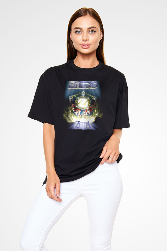 Zedd Siyah Oversize Tişört Oversize T-shirt - TişörtFabrikası