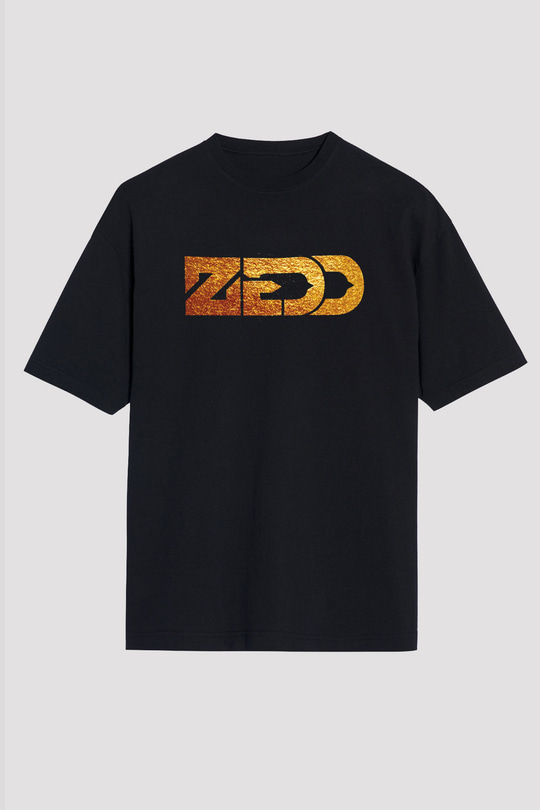 Zedd Siyah Oversize Tişört Oversize T-shirt - TişörtFabrikası