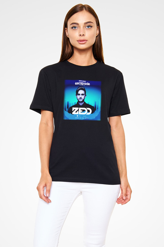 Zedd Siyah Unisex Tişört T-Shirt - TişörtFabrikası