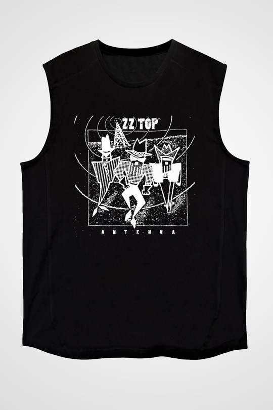 ZZ Top Siyah Unisex Kolsuz Tişört
