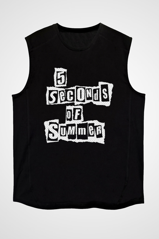 5 Seconds Of Summer Siyah Unisex Kolsuz Tişört