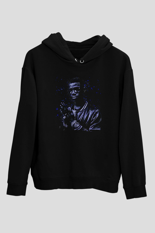 A Boosie Wit Da Hoodie Baskılı Unisex Siyah Hoodie