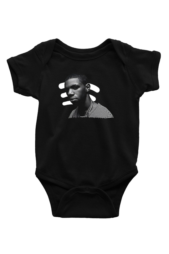 A Boosie Wit Da Hoodie Baskılı Unisex Siyah Bebek Body - Zıbın
