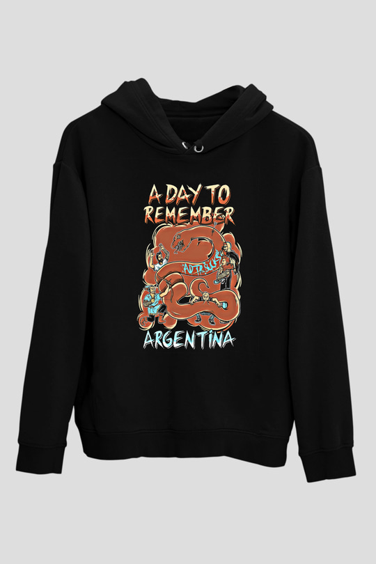 A Day to remember Baskılı Unisex Siyah Hoodie