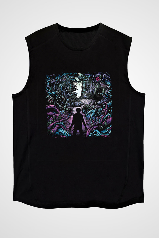 A Day to remember Baskılı Unisex Siyah Kolsuz Tişört