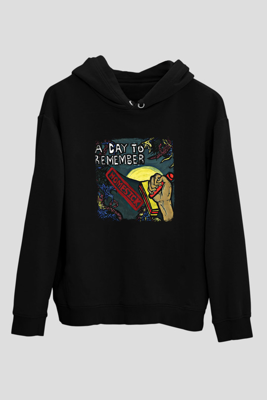 A Day to remember Baskılı Unisex Siyah Hoodie