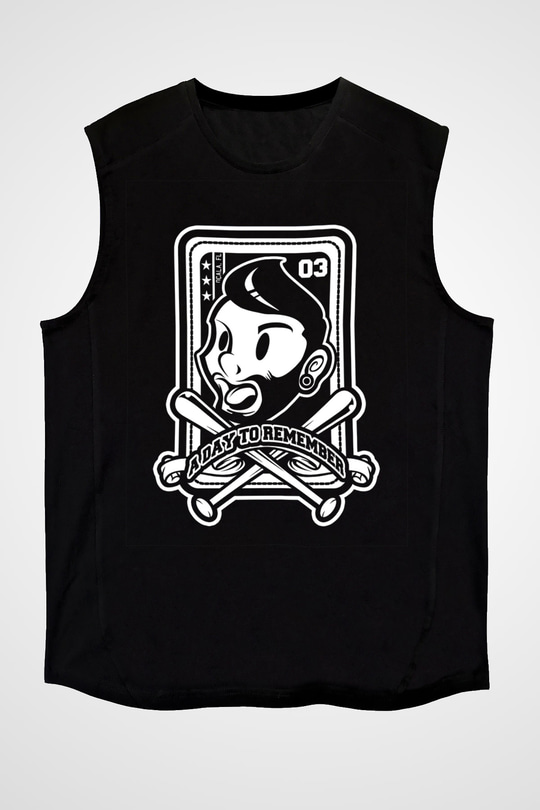 A Day to remember Baskılı Unisex Siyah Kolsuz Tişört