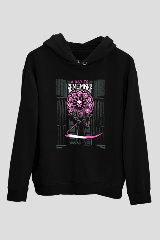 A Day To Remember Siyah Unisex Kapüşonlu Sweatshirt