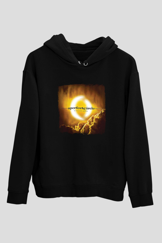 A Perfect Circle Baskılı Unisex Siyah Hoodie