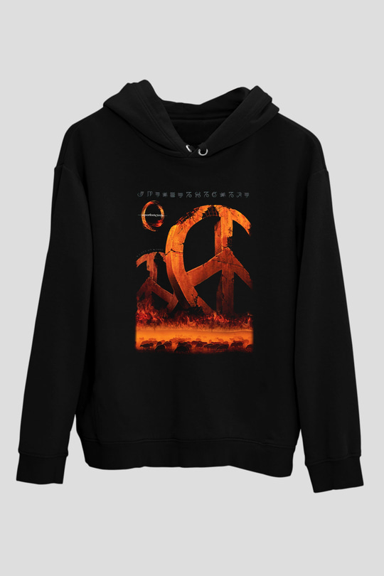 A Perfect Circle Siyah Unisex Kapüşonlu Sweatshirt