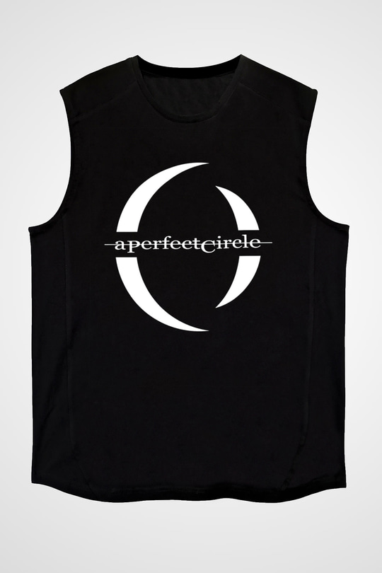 A Perfect Circle Siyah Unisex Kolsuz Tişört