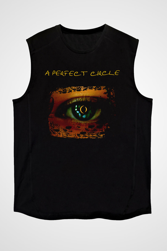 A Perfect Circle Siyah Unisex Kolsuz Tişört