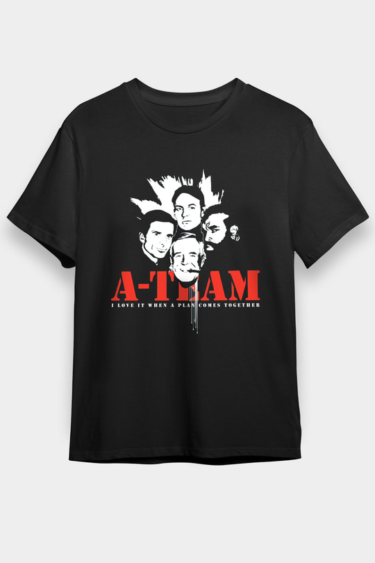 A-Team Siyah Unisex Tişört T-Shirt